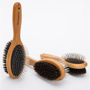 Double-Sided Dog Grooming Brush – Effective Shedding & Detangling