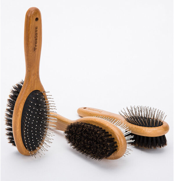 Double-Sided Dog Grooming Brush – Effective Shedding & Detangling