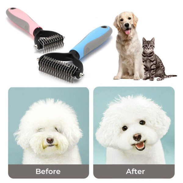 Dual-Sided Deshedding Brush for Cats & Dogs🐶🐱 - Image 4