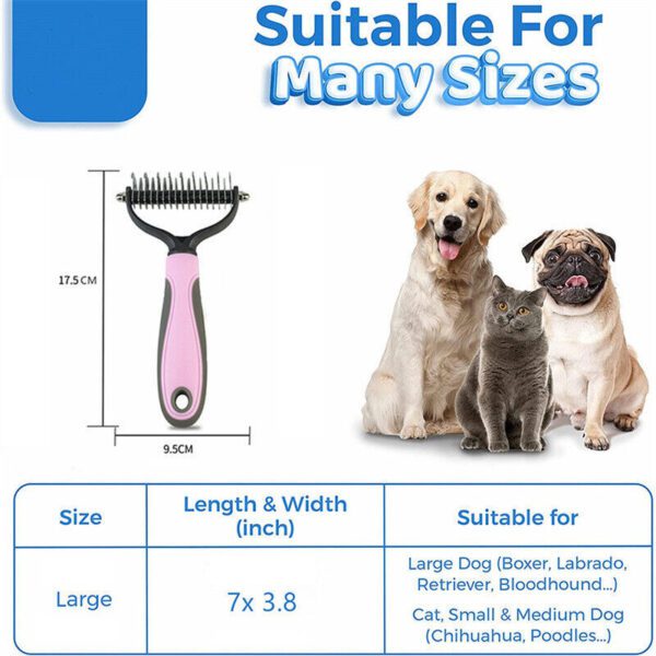 Dual-Sided Deshedding Brush for Cats & Dogs🐶🐱 - Image 7