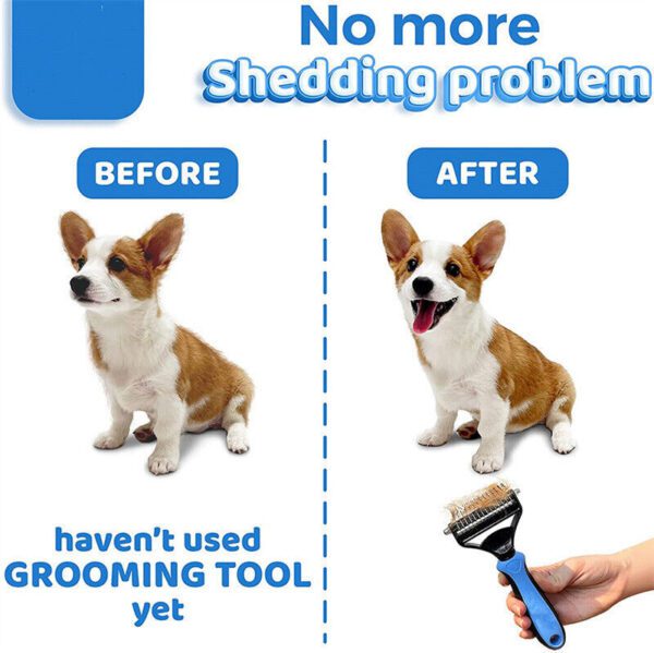 Dual-Sided Deshedding Brush for Cats & Dogs🐶🐱 - Image 6