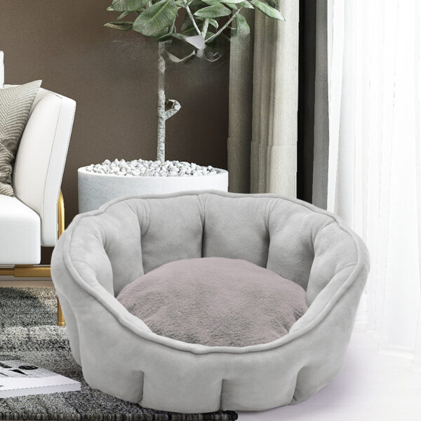 Heated Cat Bed – Plush Winter Warm Cat House & Hammock - Image 2