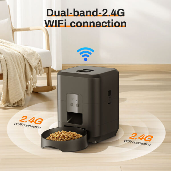 Smart Automatic Pet Feeder – Timed & Remote Feeding for Cats