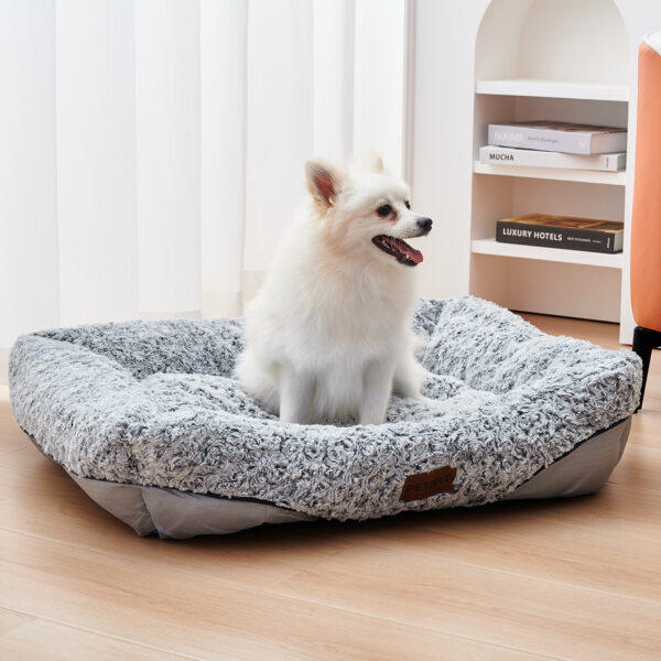 Large Orthopedic Dog Bed – Calming Sofa Bed with Removable Cushion - Image 7
