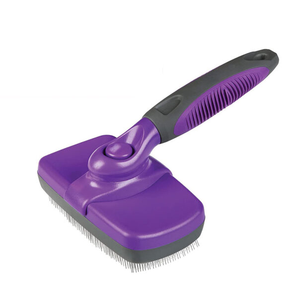 Self-Cleaning slicker brush for dogs and cats - Image 2