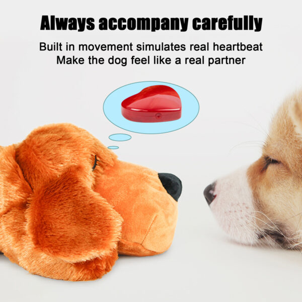 Snuggle Puppy Dog Toy – Heartbeat Plush for Anxiety Relief and Comfort - Image 5