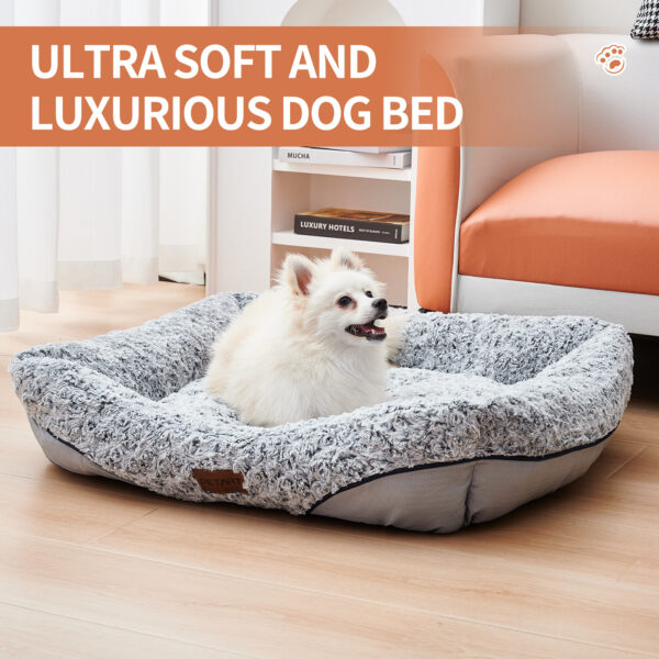 Large Orthopedic Dog Bed – Calming Sofa Bed with Removable Cushion - Image 4