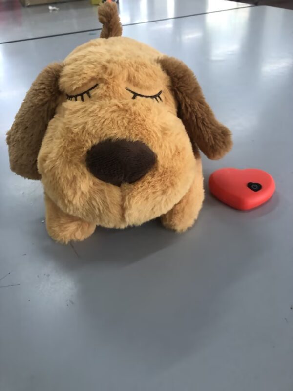 Snuggle Puppy Dog Toy – Heartbeat Plush for Anxiety Relief and Comfort - Image 2