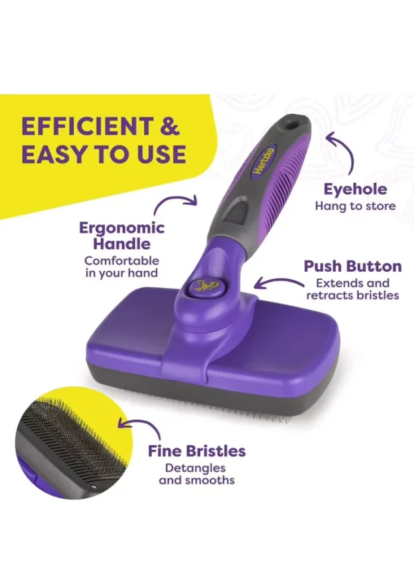 Self-Cleaning slicker brush for dogs and cats - Image 8