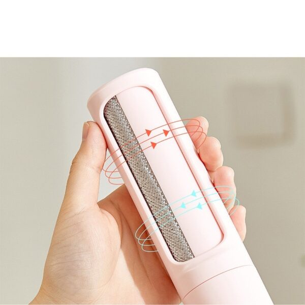 2-in-1 portable Hair Remover Brush – Reusable Self-Cleaning Lint Roller for Dogs & Cats - Image 3
