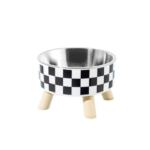 Elevated Stainless Steel Cat Bowl – Anti-Slip, Neck Protection Feeding Tray for Cats