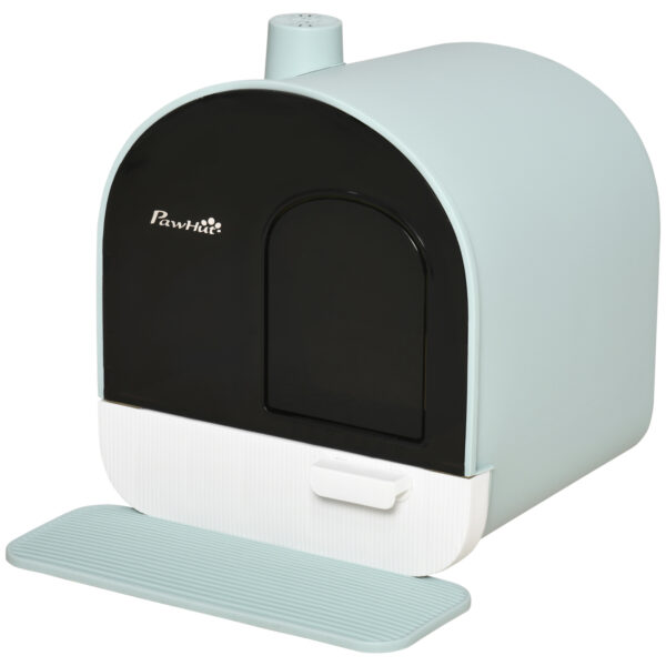 Cat Litter Box with Lid – Indoor Enclosed Box with Tray - Image 10