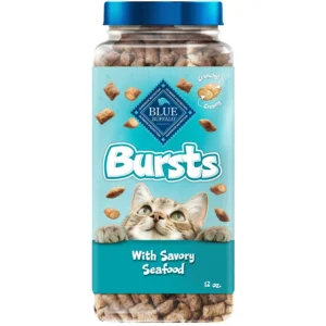 Best Cat Treats – Bursts Crunchy & Creamy Seafood, 12oz