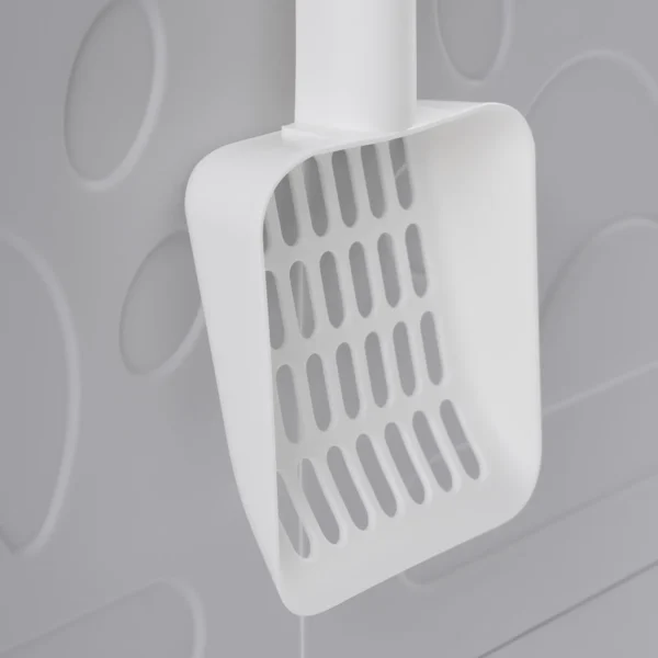 Foldable Top Entry Cat Litter Box with Drawer Base & Scoop - Image 5