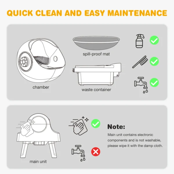 Self-Cleaning Cat Litter Box for Multiple Cats – Auto Odor Control, Quiet Operation - Image 3