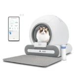 DOEL Self-Cleaning Cat Litter Box – Smart App Controlled Automatic Cat Toilet with Mat