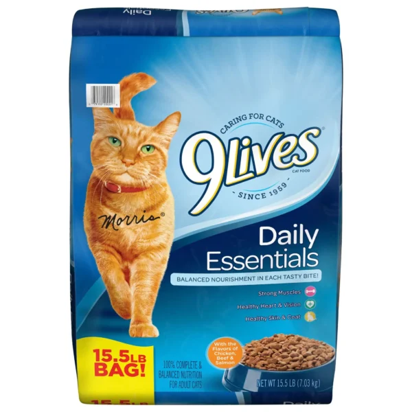 Daily Essentials Dry Cat Food – Chicken, Beef & Salmon Flavors - Image 2
