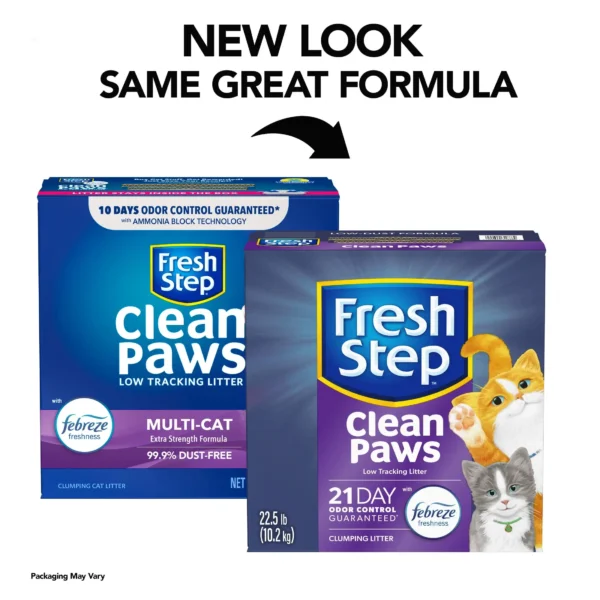 Best Cat Sand – Fresh Step Clean Paws 22.5 lbs - Image 4