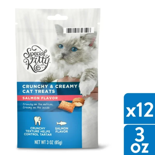 Best Cat Treats – Crunchy & Creamy Salmon - Image 2