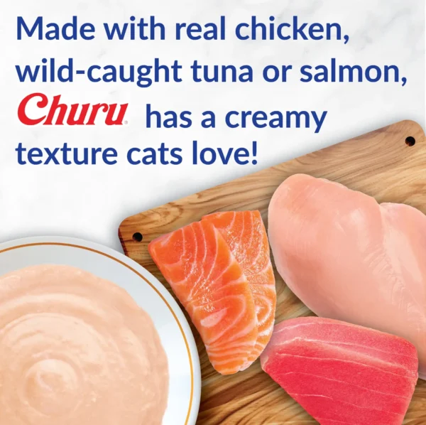 Best Cat Treats – Inaba Churu Tuna with Salmon, 24 Tubes - Image 3