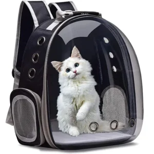 Cat Bubble Backpack – Transparent Capsule Pet Carrier for Travel