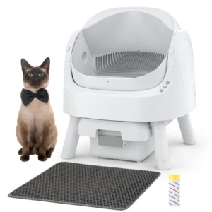 Self-Cleaning Cat Litter Box for Multiple Cats – Auto Odor Control, Quiet Operation