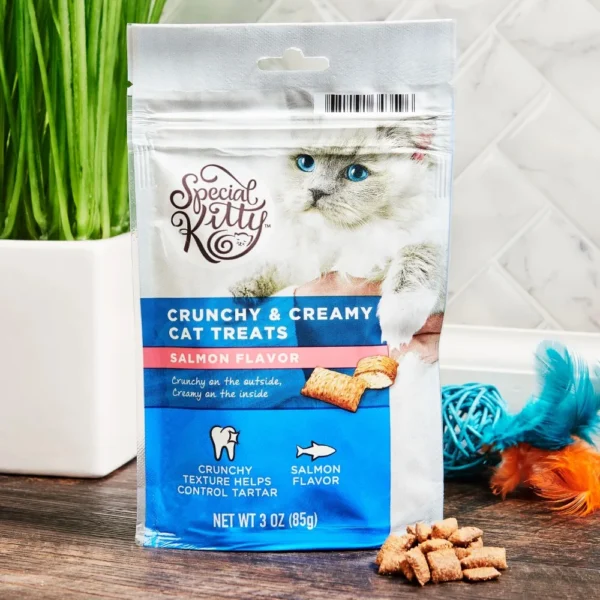 Best Cat Treats – Crunchy & Creamy Salmon - Image 4