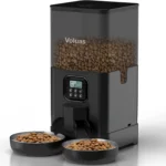 Voluas Automatic Feeder for Cats – Double Bowl Timed Dispenser with 6L Capacity