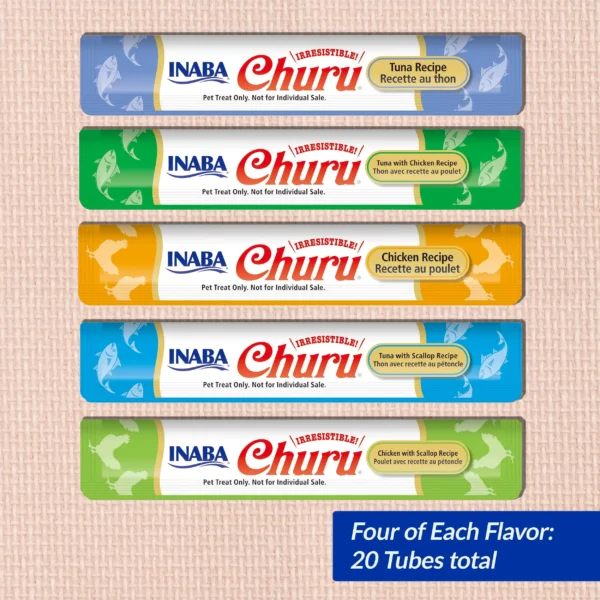 Best Cat Treats – Inaba Churu Purée, 20 Tubes Tuna & Chicken - Image 4