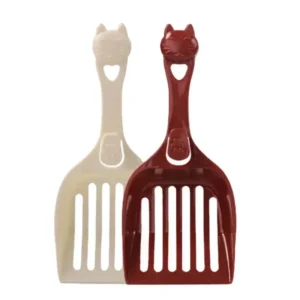 Durable Plastic Cat Litter Scoop – Easy Clean Poop Shovel for Cats & Small Pets