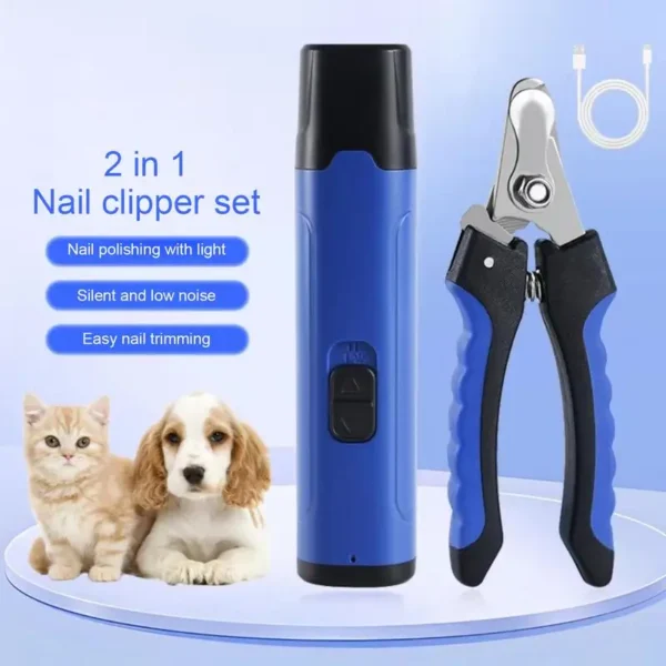 Professional Dog Nail Grinder with LED Light - Image 5