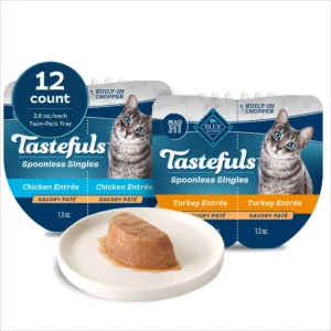 Blue Buffalo Tastefuls Spoonless Wet Cat Food Paté – Chicken & Turkey