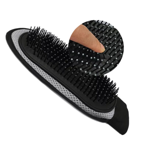 Best Grooming Gloves for Cats – Massage & Hair Removal Brush Mitt - Image 2