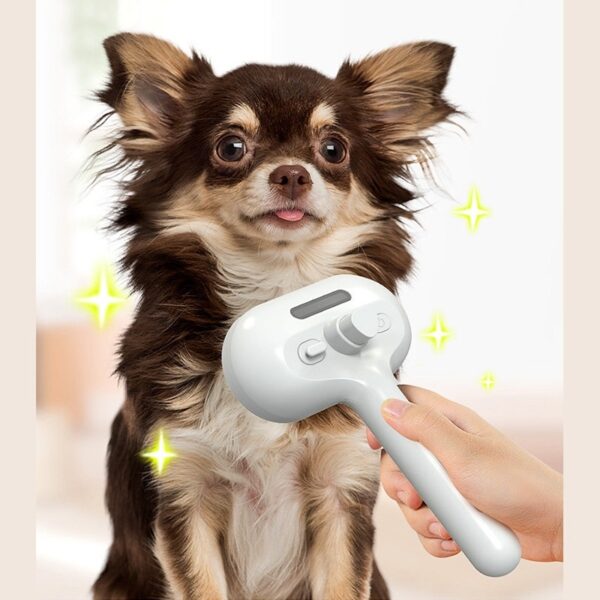 Self Cleaning Dog Brush – Mist-Enabled Dematting Grooming Comb - Image 6