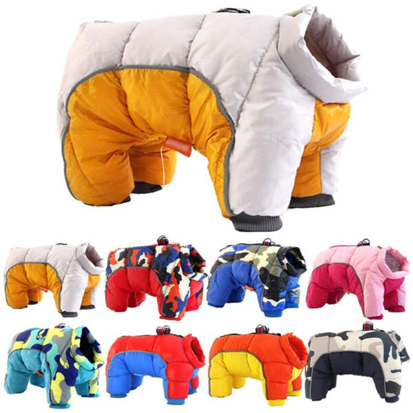Dog Coat – Thick Winter Cotton Jacket for Small Pets - Image 4