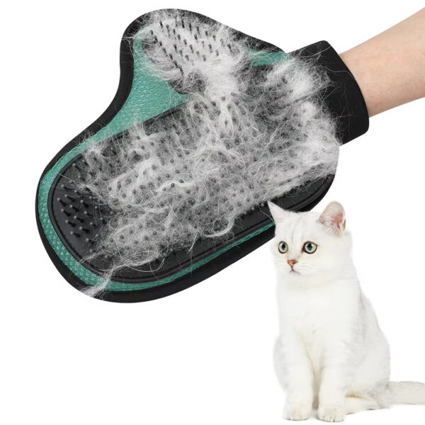 Best Grooming Gloves for Cats – Massage & Hair Removal Brush Mitt - Image 4
