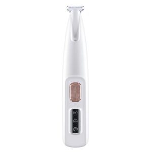 Dog Fur Trimmer with LED Light – Waterproof, Rechargeable & Silent Grooming Tool