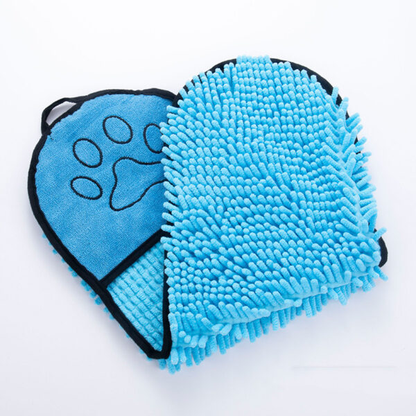 Towel for Dogs – Super Absorbent Microfiber Pet Bath Towel with Hand Pockets