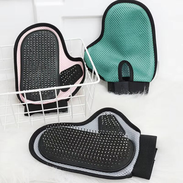 Best Grooming Gloves for Cats – Massage & Hair Removal Brush Mitt - Image 9
