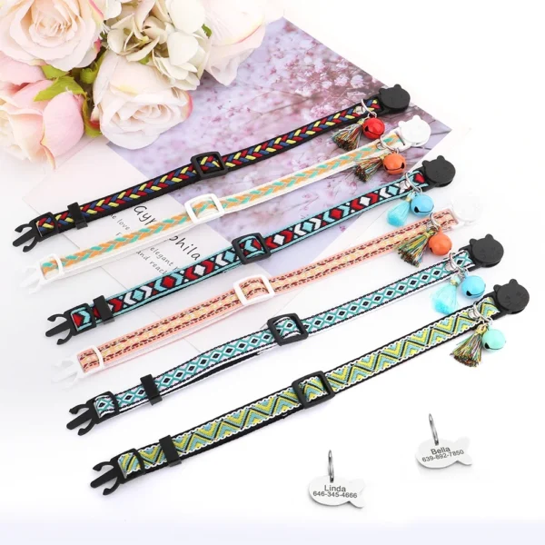 Breakaway Cat Collars – Personalized Safety Collar with ID Tag & Bell - Image 4