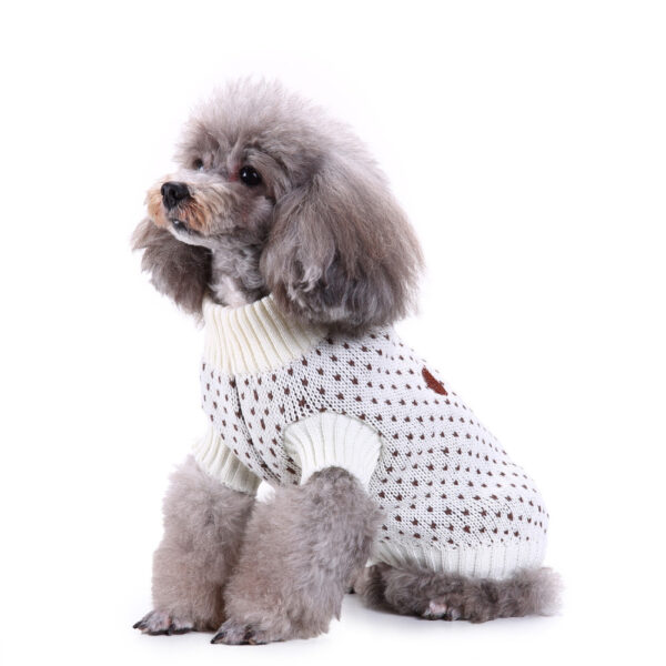 Christmas Snowflake Dog Sweater – Warm & Stylish Holiday Look - Image 2