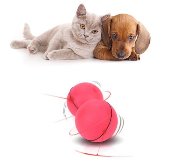 Rolling Ball Cat Toy – LED Laser Electronic Interactive Toy - Image 7