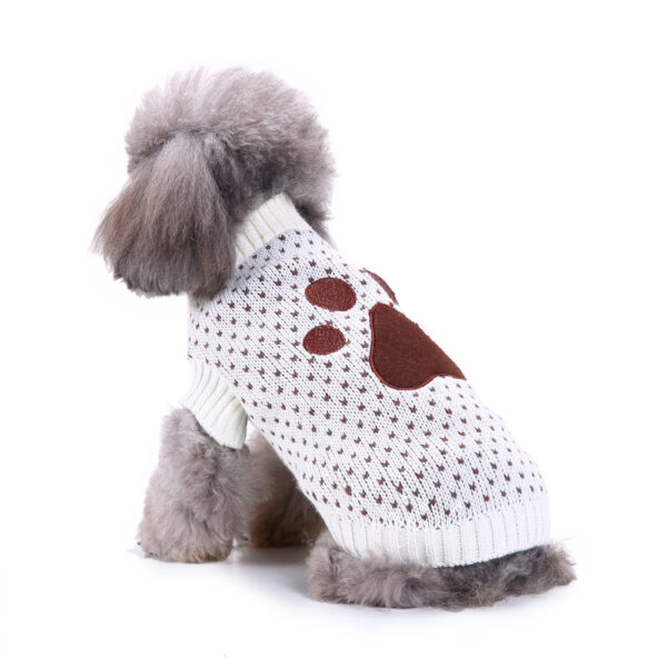 Christmas Snowflake Dog Sweater – Warm & Stylish Holiday Look - Image 4