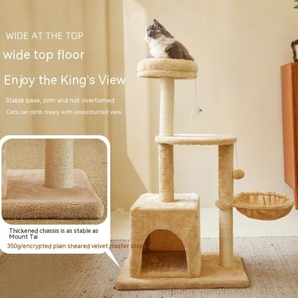 Wooden Cat Climbing Frame – Wear-Resistant, Simple Cat Tower - Image 4