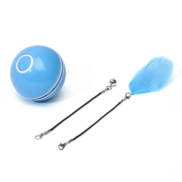 Rolling Ball Cat Toy – LED Laser Electronic Interactive Toy - Image 2