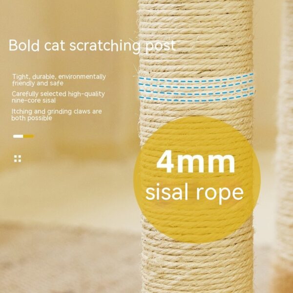 Wooden Cat Climbing Frame – Wear-Resistant, Simple Cat Tower - Image 5