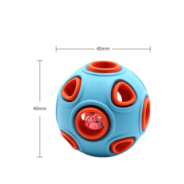 Luminous Dog Ball Toy – Sounding Rubber Chew Toy for Dogs - Image 4