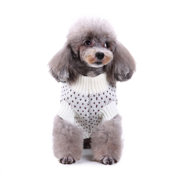 Christmas Snowflake Dog Sweater – Warm & Stylish Holiday Look - Image 5