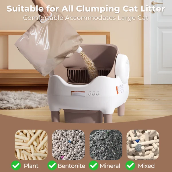 Lunapurr Smart Self-Cleaning Cat Litter Box - Image 4