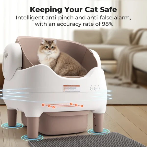 Lunapurr Smart Self-Cleaning Cat Litter Box - Image 3